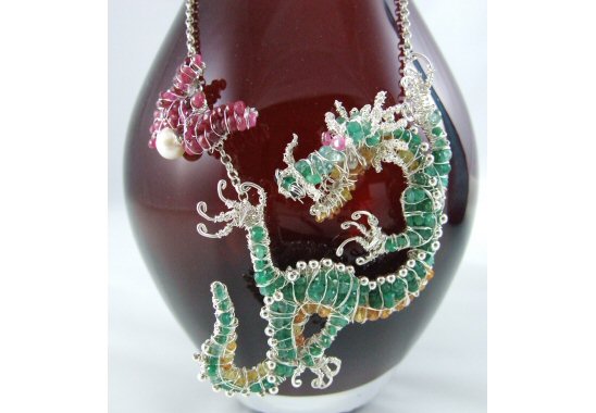 Chinese Dragon Necklace: Version 2